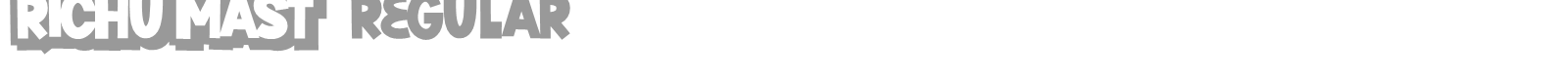 Richu Mast font preview